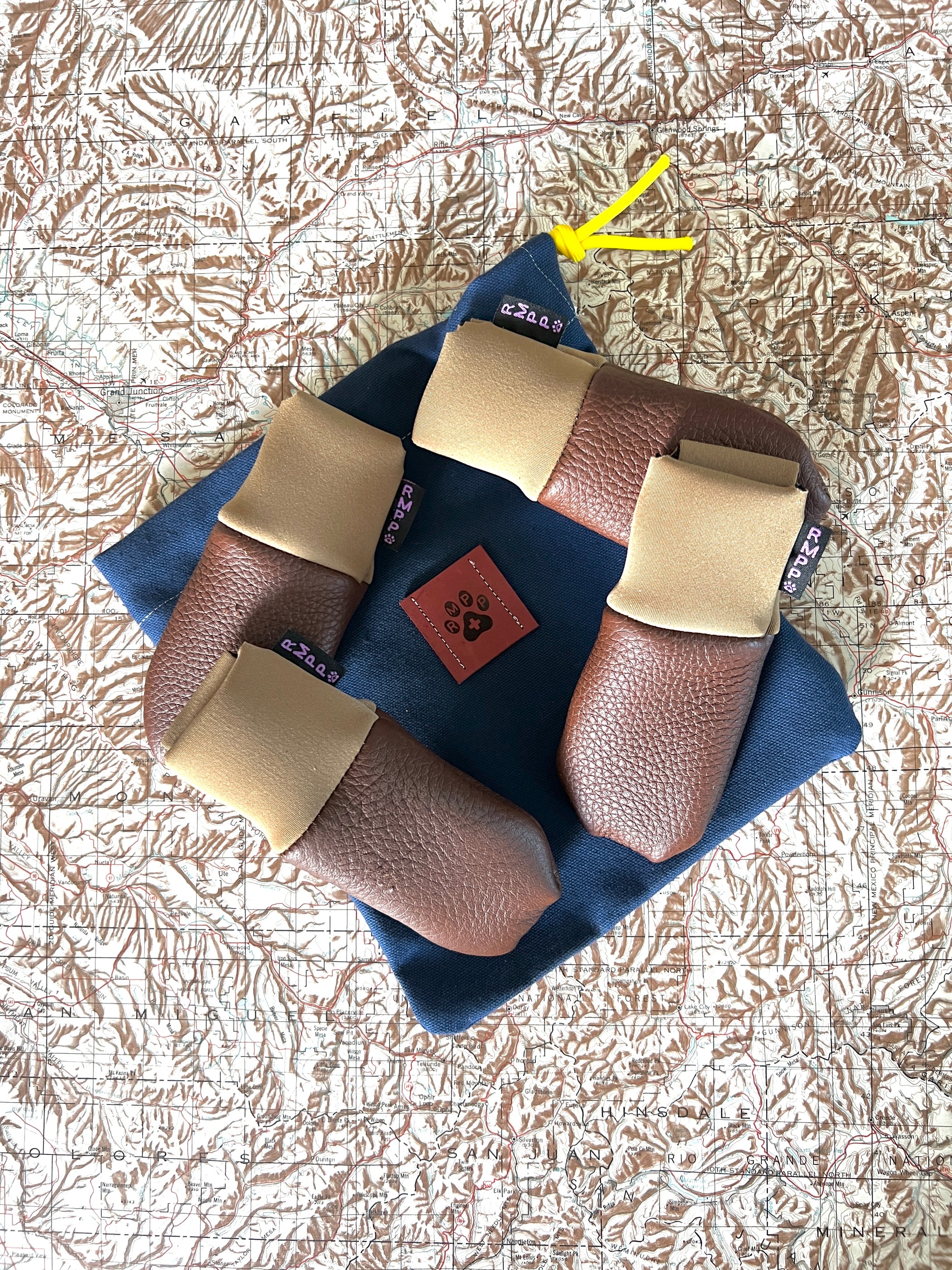 Moccasin-Inspired Summer Dog Booties for Adventure – Rocky